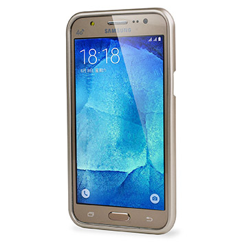 Funda Samsung Galaxy J5 Mercury Goospery iJelly Gel - Oro Metalizado