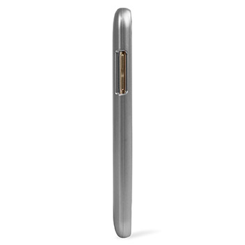 Mercury Goospery iJelly Samsung Galaxy J5 Gel Case - Metallic Silver