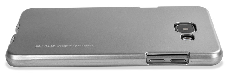 Mercury Goospery iJelly Samsung Galaxy A7 Gel Case - Metallic Silver