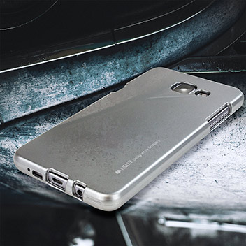 Mercury Goospery iJelly Samsung Galaxy A7 Gel Case - Metallic Silver