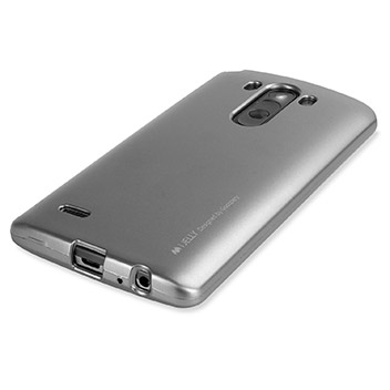 Mercury Goospery iJelly LG G3 Gel Case - Metallic Silver