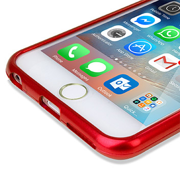 Mercury Goospery iJelly iPhone 6S / 6 Gel Case - Metallic Red