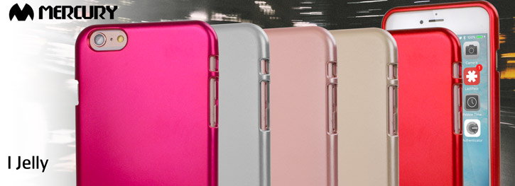 Mercury iJelly iPhone 6S Plus / 6 Plus Gel Case - Metallic Red