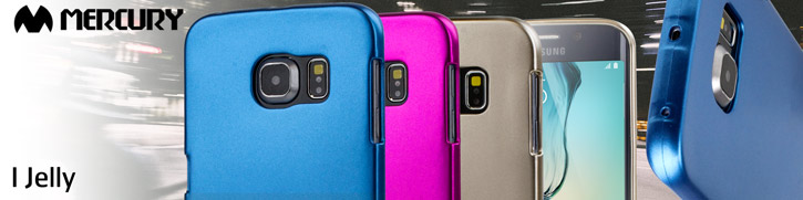 Mercury iJelly Samsung Galaxy S6 Edge Gel Case - Metallic Pink