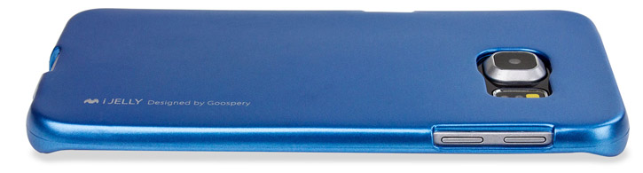 Mercury iJelly Samsung Galaxy S6 Edge Gel Case - Metallic Blue