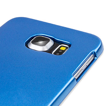 Mercury iJelly Samsung Galaxy S6 Edge Gel Case - Metallic Blue