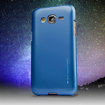 Mercury Goospery iJelly Samsung Galaxy J5 Gel Case - Metallic Blue