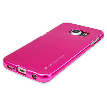 Mercury iJelly Samsung Galaxy S6 Edge Gel Case - Metallic Pink