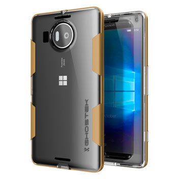 Ghostek Cloak Microsoft Lumia 950 XL Tough Case - Transparant / Goud