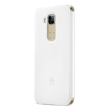 Official Huawei G8 View Flip Case - White