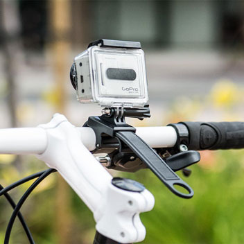 Arkon GoPro & Action Camera Bike / Motorcycle Handlebar Strap Mount
