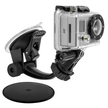 Arkon GoPro & Action Camera Windscreen / Dashboard Mount