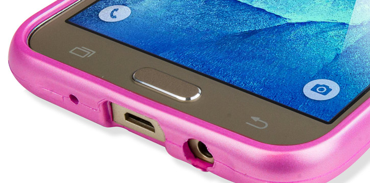Mercury iJelly Goospery Samsung Galaxy J5 2015 Gel Case - Hot Pink