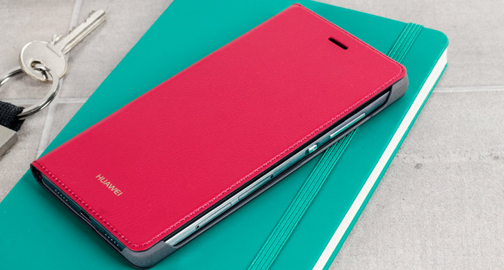 Vaak gesproken Aanhoudend Verslaggever Official Huawei P8 Lite Flip Cover Case - Red