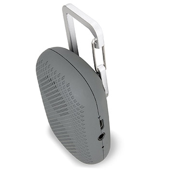 Enceinte Bluetooth OnEarz Ultra Portable Clip & Go - Grise