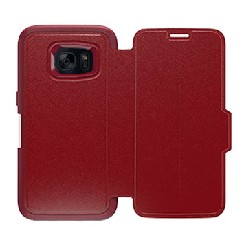 OtterBox Strada Series Samsungs Galaxy S7 Leather Case - Red