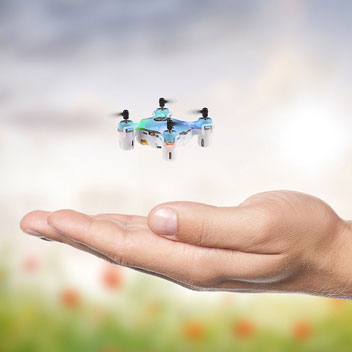  Nano Drone Arcade PICO avec Lumières LED et housse de transport