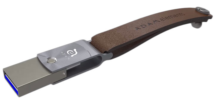 Adam Elements ROMA USB-C 64BG Dual Memory Stick - Space Grey