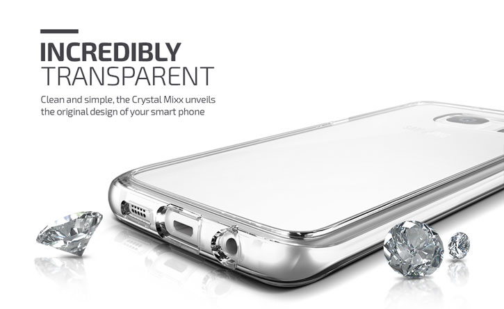 VRS Design Crystal Mixx Samsung Galaxy S7 Edge Case - Crystal Clear