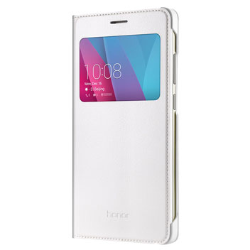 Official Huawei Honor 5X View Flip Case - White