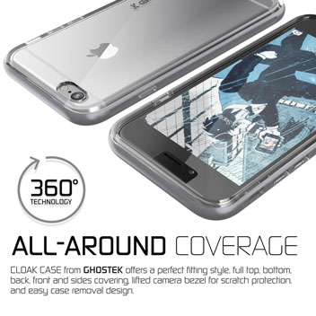 Ghostek Cloak iPhone 6S / 6 Tough Case - Clear / Silver