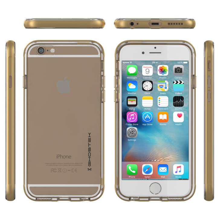 Coque iPhone 6S / 6 Ghostek Cloak Tough – Transparent / Or