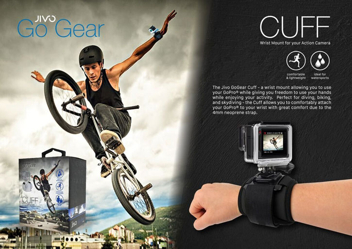Jivo Go Gear Cuff GoPro Wrist Mount