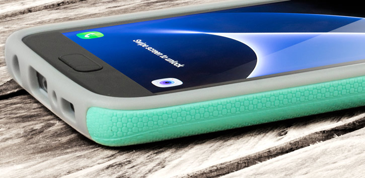 Olixar Rugged Samsung Galaxy S7 Case - Mint / Grey