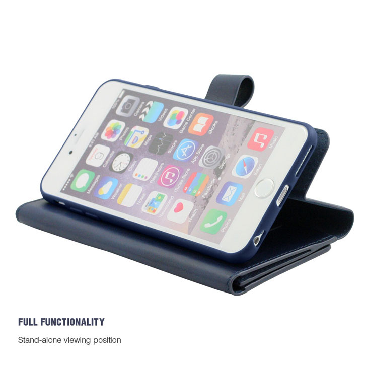 Prodigee Legacee iPhone 6S Plus / 6 Plus Eco-Leather Wallet Case - Royal Blue