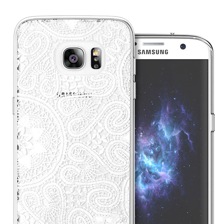 Prodigee Scene Samsung Galaxy S7 Edge Case - White Lace