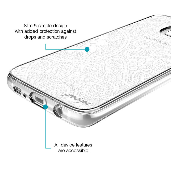 Prodigee Scene Samsung Galaxy S7 Edge Case - White Lace