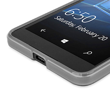 FlexiShield Microsoft Lumia 650 Gel Case - Frost White