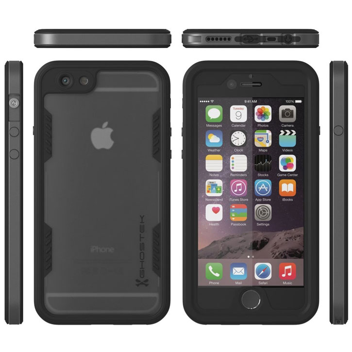 Ghostek Atomic 2.0 iPhone 6S Plus / 6 Plus Waterproof Tough Case - Space Grey