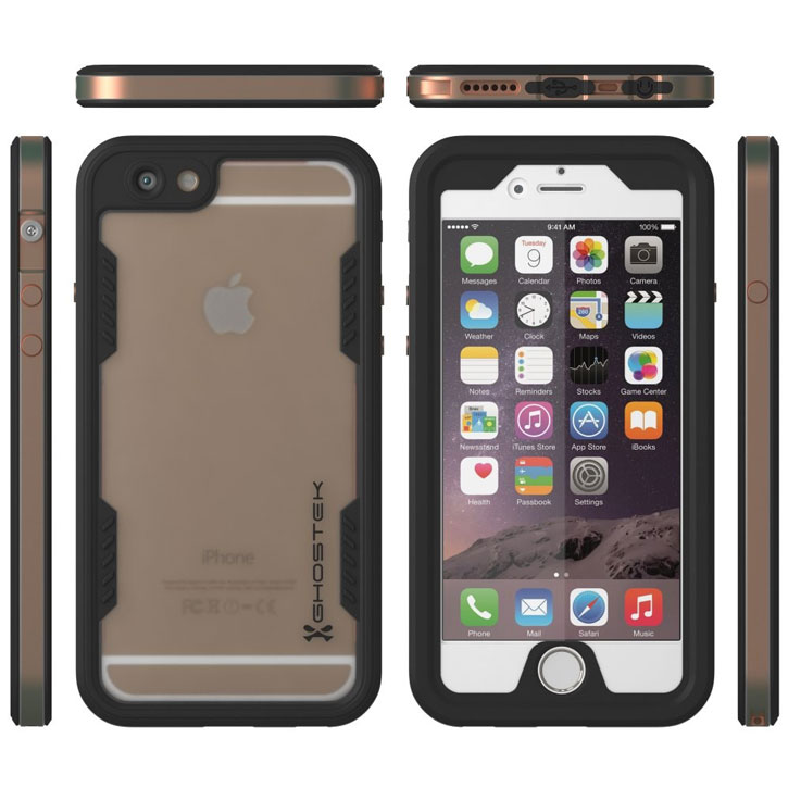 Ghostek Atomic 2.0 iPhone 6S Plus / 6 Plus Waterproof Tough Case - Gold