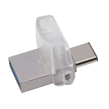 DataTraveler microDuo USB-C and USB Memory Stick - 64GB