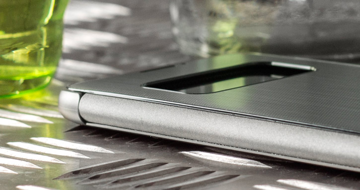 Official LG G5 Mesh Folio Quick Cover Case - Titan Black