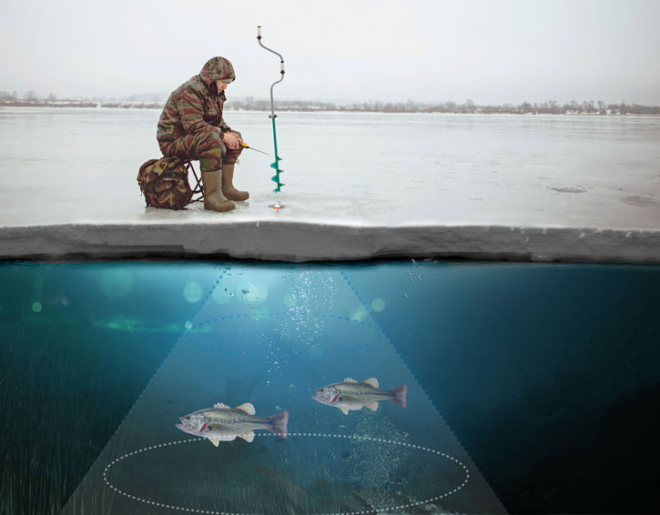 Buscador de peces portátil FishHunter Directional 3D