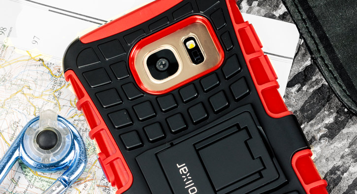 ArmourDillo Samsung Galaxy S7 Edge Protective Case - Red