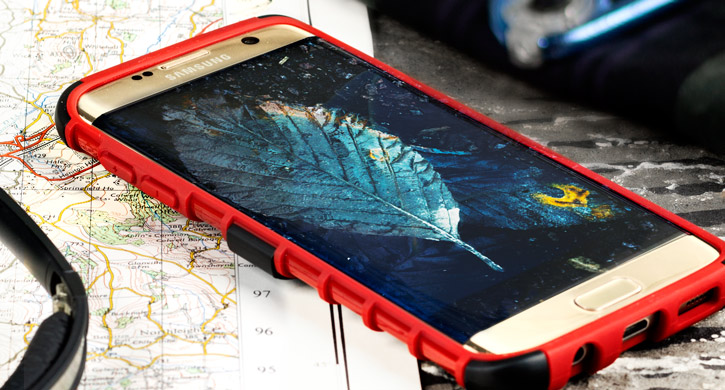 ArmourDillo Samsung Galaxy S7 Edge Protective Case - Red