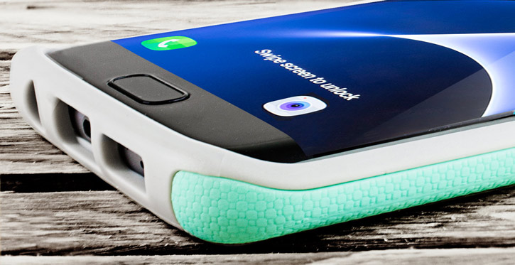 Olixar Rugged Samsung Galaxy S7 Edge Case - Mint / Grey