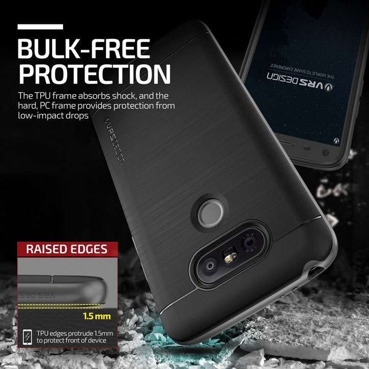 VRS Design High Pro Shield Series LG G5 Case - Steel Silver