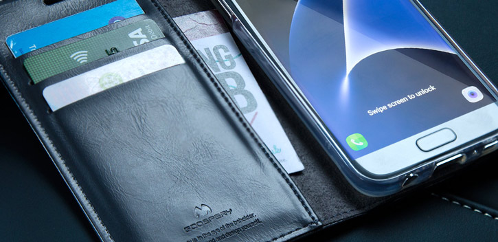 Mercury Blue Moon Samsung Galaxy S7 Wallet Case - Navy