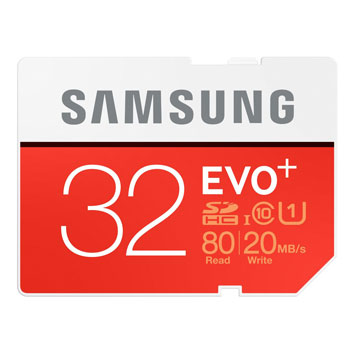 Samsung 32GB MicroSDHC EVO Card - Class 10