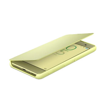 Official Sony Xperia XA Style Cover Flip Case - Lime Gold