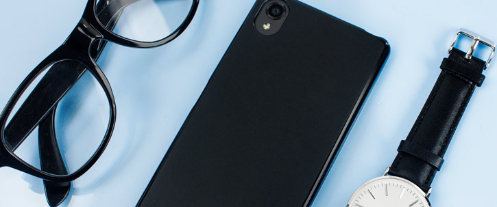 FlexiShield Sony Xperia X Gel Case - Solid Black