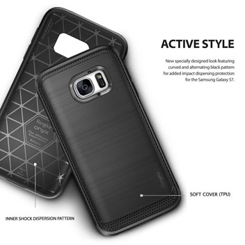 Ringke Onyx Samsung Galaxy S7 Tough Case - Black