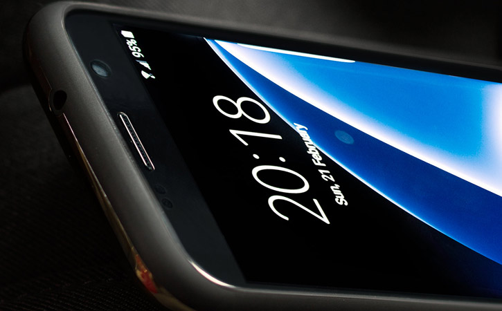 Motomo Ino Line Infinity Galaxy S7 Case - Stone Black / Chrome Gold