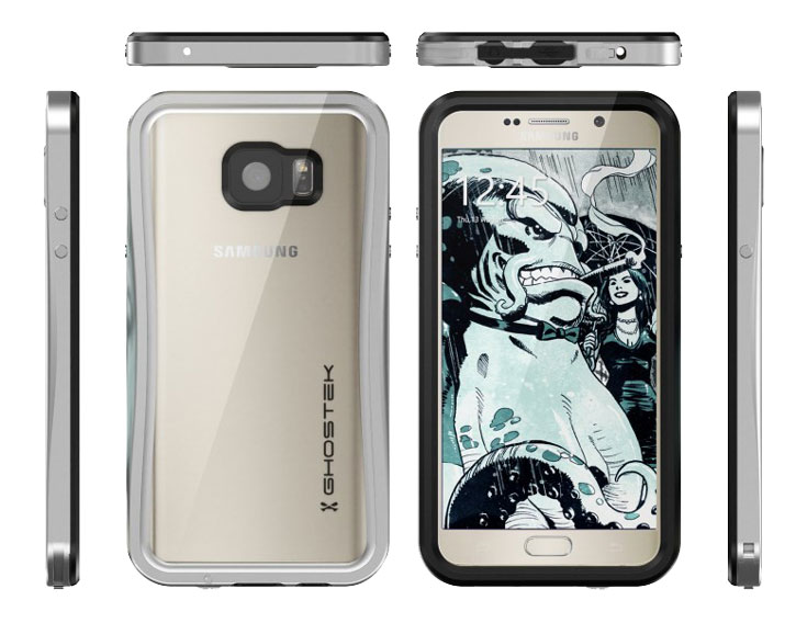 Ghostek Atomic 2 Samsung Galaxy Note 5 Waterproof Tough Case - Silver