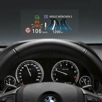 In Car Heads Up Display (HUD) Reflective Film
