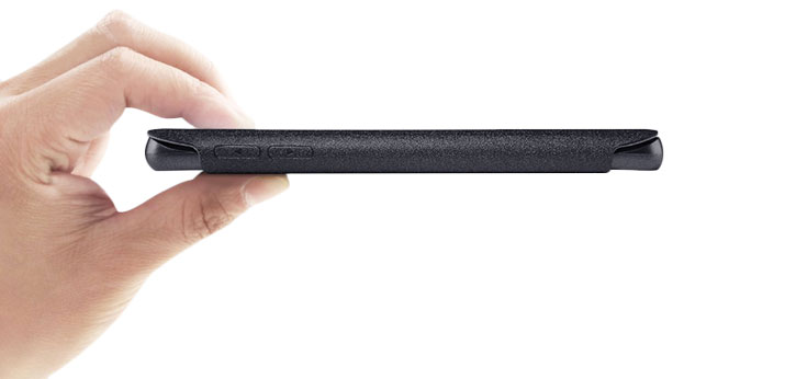 Nillkin Sparkle Big View Window Samsung Galaxy S7 Edge Case - Black